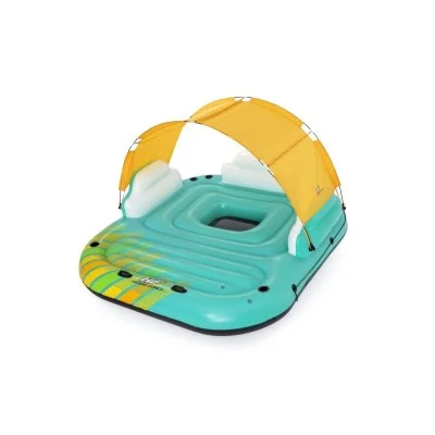 Bestway sunny lounge island contents 1 island 1 sunshade 1 anchor bag repair patch